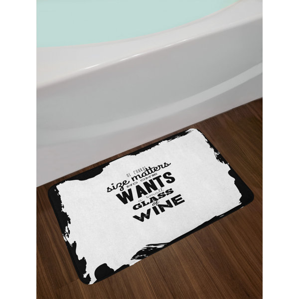 East Urban Home Humorous Bath Rug Wayfair